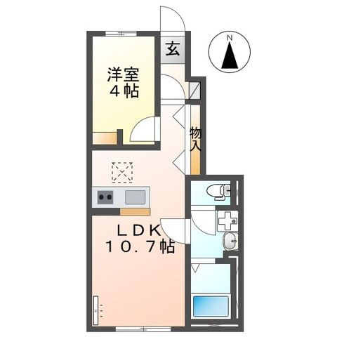 サンライズＫの間取り