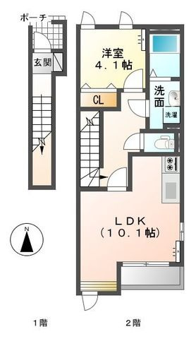 マンダリーヌの間取り