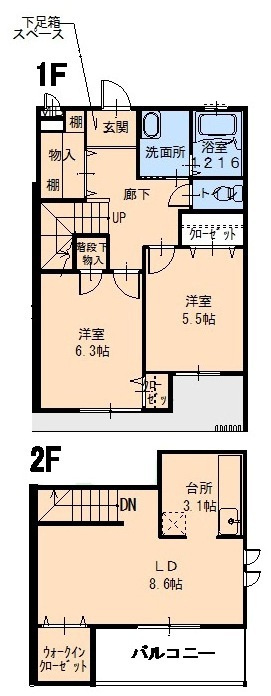 フジパレス辻子の間取り