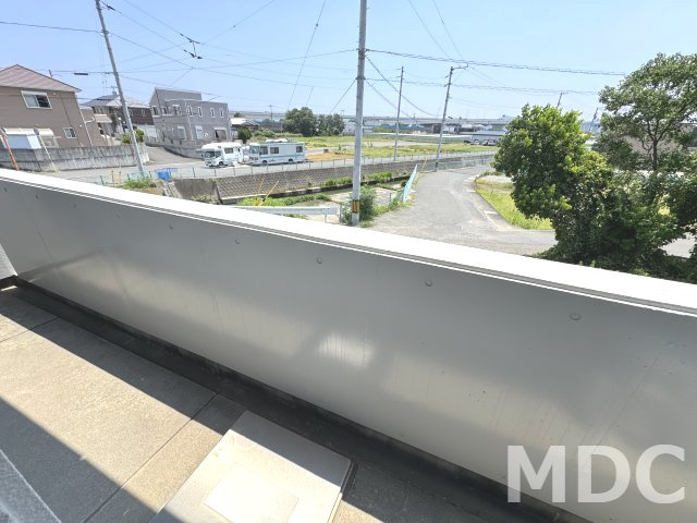 その木ハイツのバルコニー