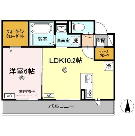 リーリエ中吉野の間取り