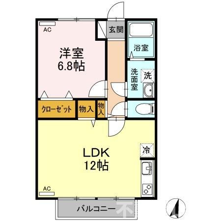 メロディハイムの間取り