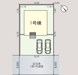 【区画図】 | クレイドルガーデン彦根市東沼波町第７ | 区画図