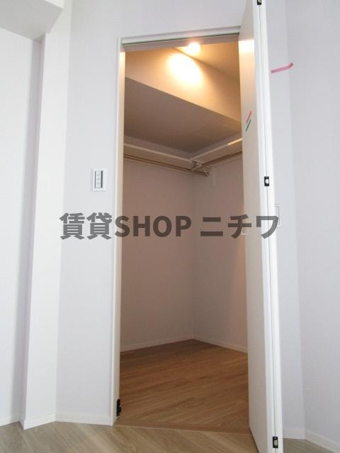 クエストコートの収納|※同仕様のお部屋です。