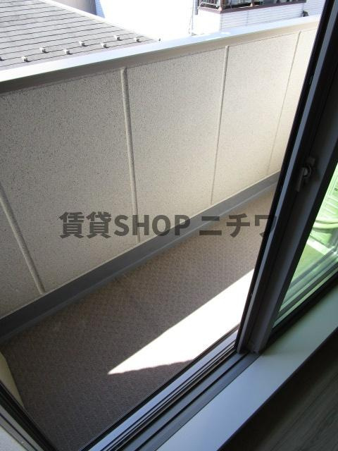 クエストコートのバルコニー|※同仕様のお部屋です。