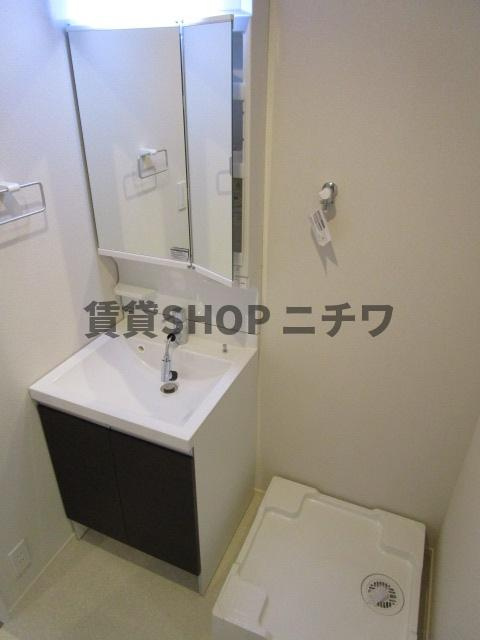 クエストコートの洗面所|※同仕様のお部屋です。