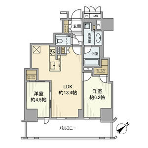 【間取り】 | ローレルタワー名古屋千種