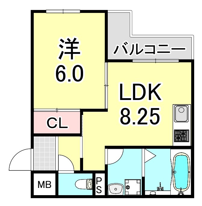 SY蓮宮通の間取り