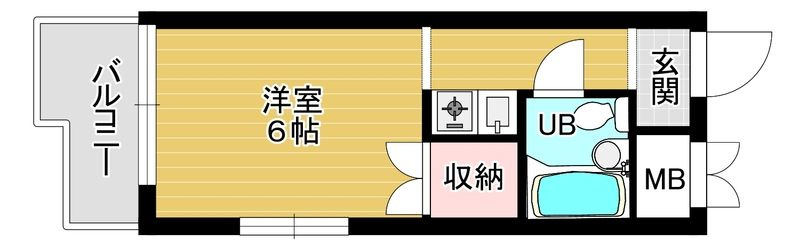 シンプルライフ王子の間取り