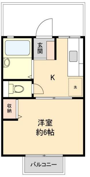 フローラ神戸の間取り