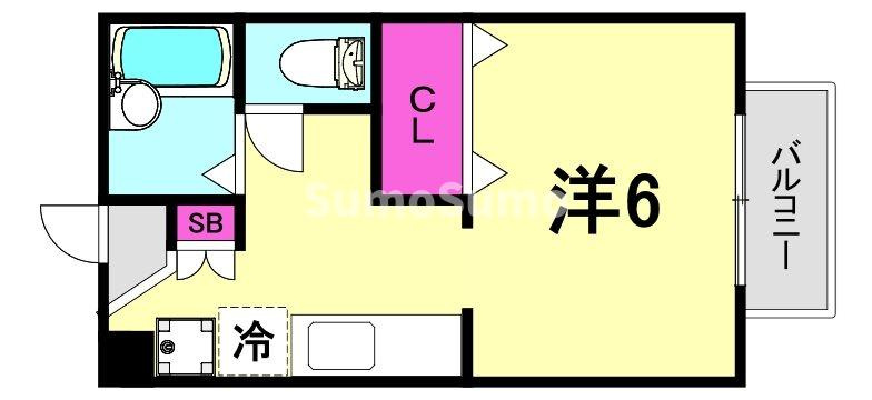 サニーテラス甲子園一番町の間取り