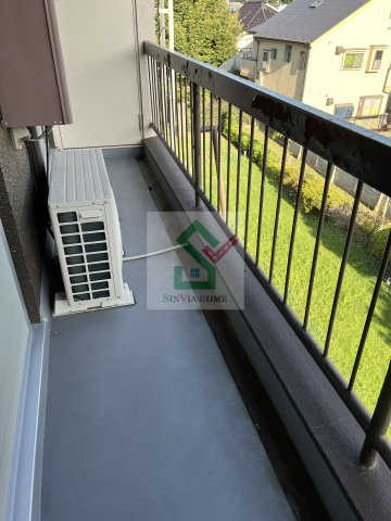 氷川台コートのバルコニー