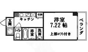 リーブル東天満の間取り