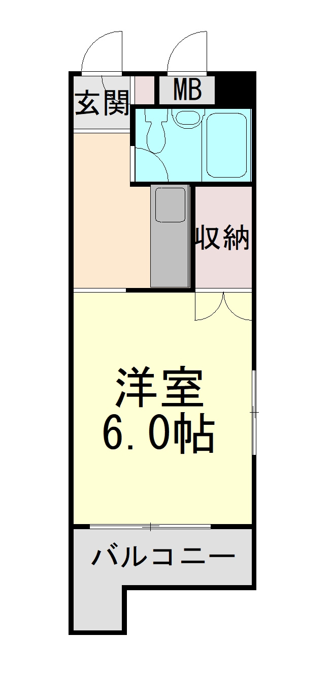 シンプルライフ王子の間取り