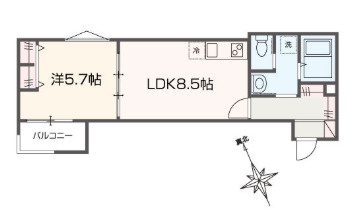 【間取り】 | MELLAS武蔵境