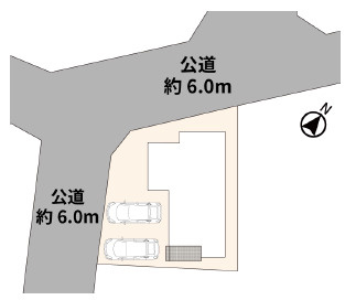 アイパッソの家／北区龍田７丁目の区画図
