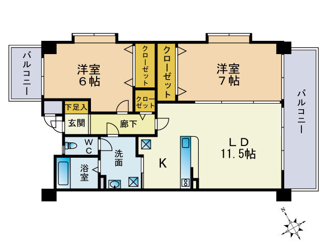 【間取り】 | アスティオン真州崎 