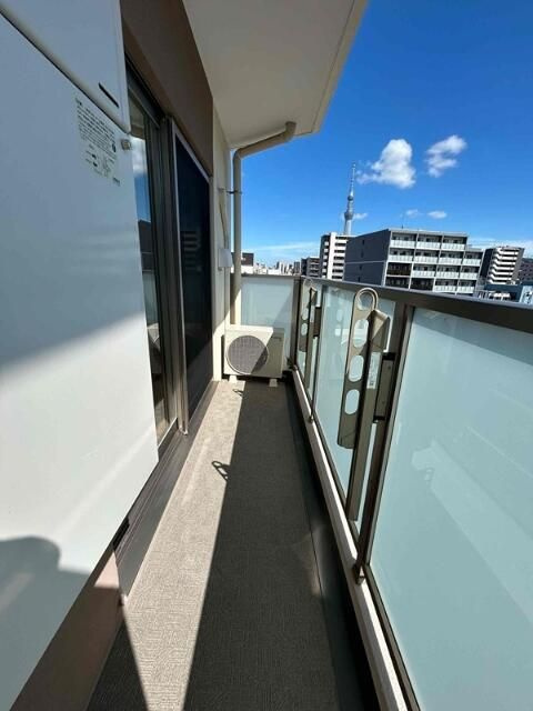 台東区千束３丁目の賃貸マンションのバルコニー