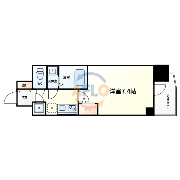 セレニテ本町東リアンの間取り|セレニテ本町東リアン　間取り