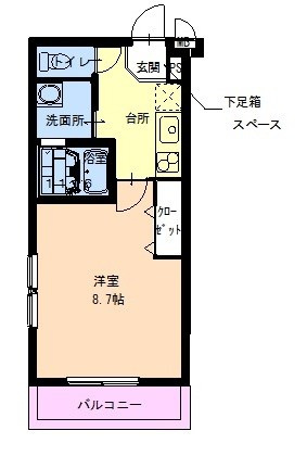 フジパレス北城内EASTの間取り