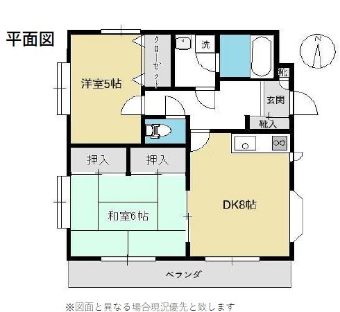 川崎市麻生区高石４丁目の賃貸マンションの間取り