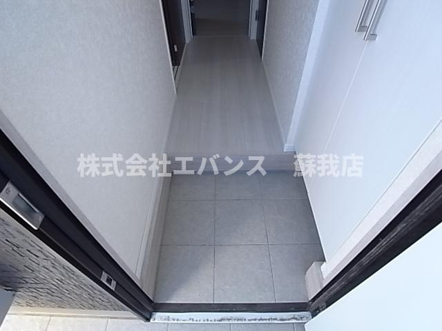 【玄関】 | ナリトモ蘇我Ｂ | 明るい玄関です