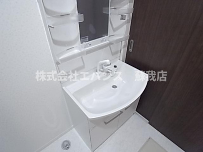 【洗面所】 | ナリトモ蘇我Ｂ | 忙しい朝には欠かせない洗面所です