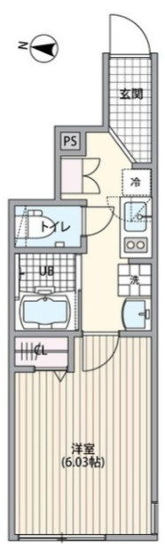練馬区氷川台４丁目のアパートの間取り