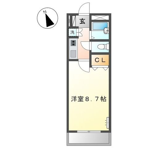 コーポ泉　　　刈谷市の賃貸はクラスホーム刈谷店の間取り