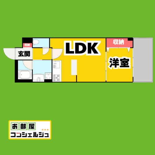 ハイリスベーネ池下の間取り