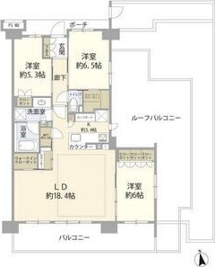 BrilliaCity石神井台の間取り