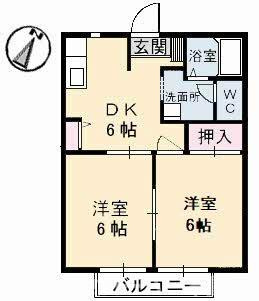 フロイデハイツの間取り