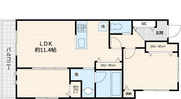 メルヴェーユ久が原の間取り|間取りです。