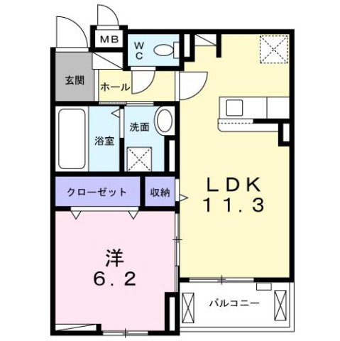 ハルカの間取り