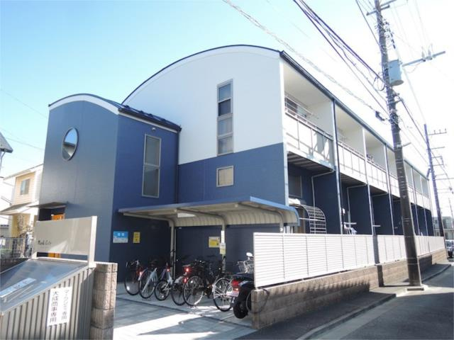 川崎市多摩区菅稲田堤２丁目のアパートの外観