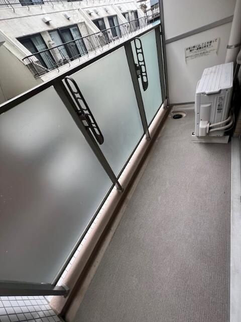 カスタリア神保町のバルコニー