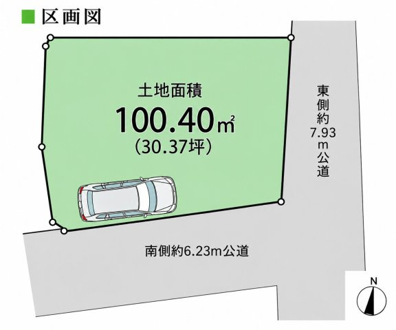 大田区南千束1丁目の区画図