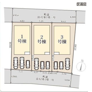 リーブルガーデン西原町幸地【1号棟】の区画図