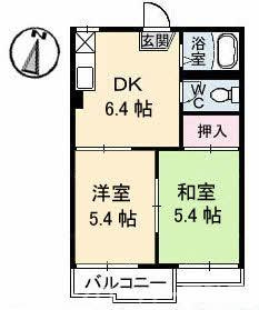 シーサイド・ハイツ B棟の間取り