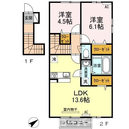 フェリースの間取り