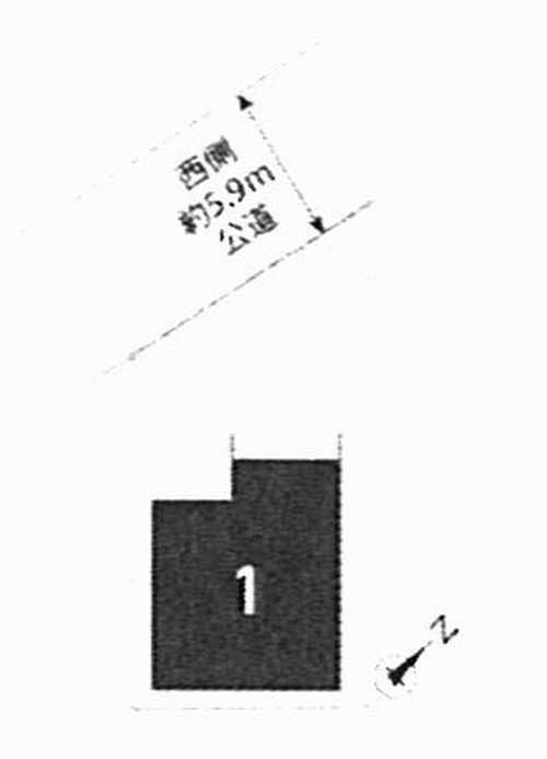 藤沢市羽鳥3丁目　新築戸建全1棟　の区画図