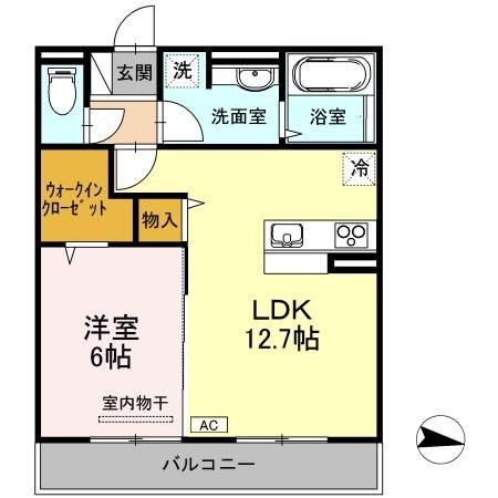 フィロス　A棟の間取り