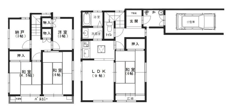 森北4丁目戸建の間取り