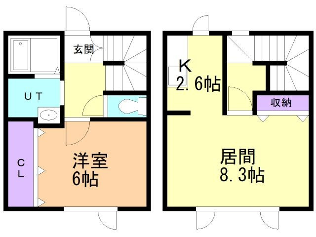 シャルム高砂・１番館の間取り