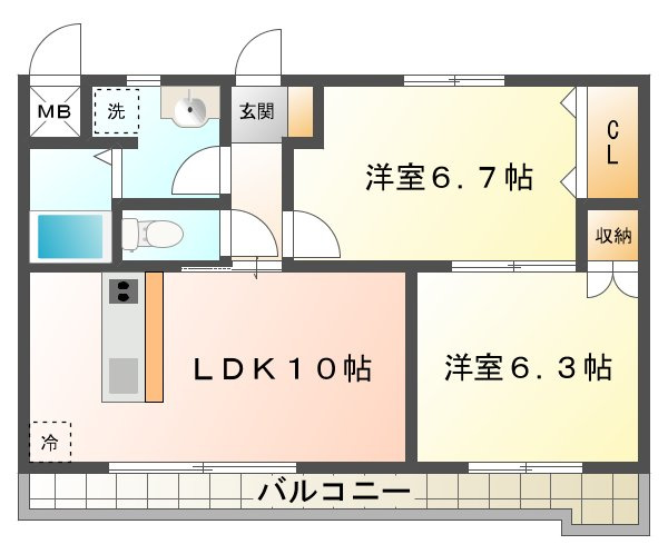 サンクラッソ垂水五色山の間取り