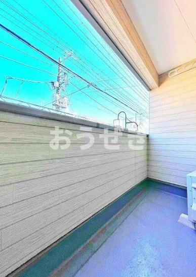 シューエ岸谷のバルコニー