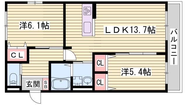 アチェロ御立の間取り