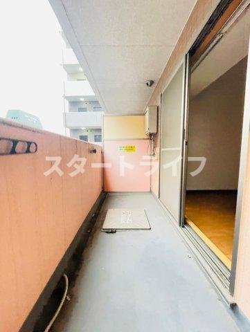 大阪市東淀川区東中島１丁目の賃貸マンションのバルコニー