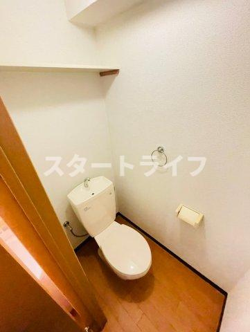 大阪市東淀川区東中島１丁目の賃貸マンションのトイレ