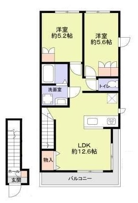 Ｆｏｒｅｓｔ　Ｍａｉｓｏｎ　Ｗｅｓｔの間取り|間取りです。